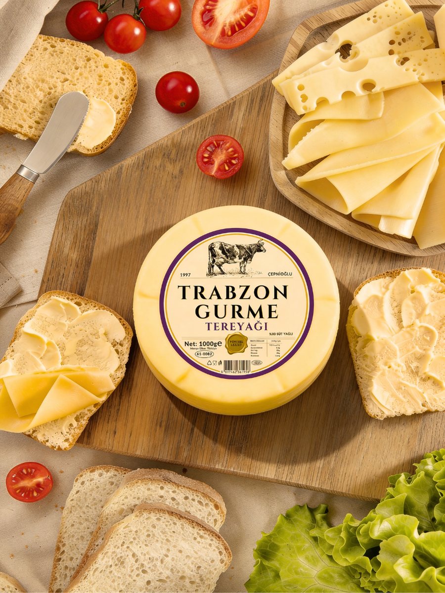 Trabzon Gurme tereyağı ve kahvaltı sofrası